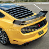 EOS GT500 High Wing Rear Spoiler - Carbon Fiber - 15-23 Ford Mustang