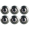 BLOX Racing New Fender Washers Kit M6 12pt - 6pc Large Diameter Gun Metal - BXAC-00311-GM