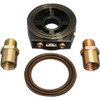 BLOX Racing Oil Filter Block Adapter Black / For Oil Pressure / Oil Temperature - BXGA-00105-BK Photo - Primary