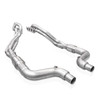 Stainless Works 2" Long Tube Headers w. High Flow Cats / Aftermarket Connect - S550 / S650 Mustang (M242H3CATLG)