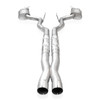 Stainless Works Legend Series Quad Tip Catback / H-Pipe / Factory Connect - 2024+ S650 Mustang GT