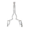 Stainless Works Legend Series Dual Tip Catback / X-Pipe / Factory Connect - 2024+ S650 Mustang GT