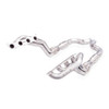 Stainless Power 1 7/8" Long Tube Headers w. High Flow Cats / Performance Connect - S550 Mustang GT