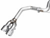 AWE Track Edition Catback Exhaust - Quad Chrome Tips - 2024+ S650 Mustang GT