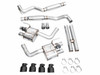 AWE SwitchPath Catback Exhaust - Quad Diamond Black Tips - 2024+ S650 Mustang GT