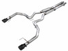 AWE Track Edition Catback Exhaust - Dual Diamond Black Tips - 2024+ S650 Mustang GT