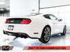 AWE Track Edition Catback Exhaust - Quad Diamond Black Tips - 18-23 S550 Mustang GT