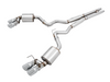 AWE Touring Edition Catback Exhaust - Quad Chrome Tips - 18-23 S550 Mustang GT