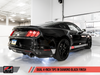 AWE Touring Edition Catback Exhaust - Dual Diamond Black Tips - 15-17 S550 Mustang GT