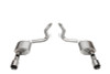 Corsa Sport Axleback Exhaust / Straight Cut Polished Tips / NO Valves - 2024+ S650 Mustang GT