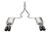 Corsa Xtreme Valved Catback Exhaust / Straight Cut Black PVD Tips - 2024+ S650 Mustang GT