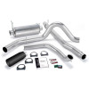 Banks Power 01-03 Ford 7.3L w/Cat Conv Git-Kit - SS Single Exhaust w/ Black Tip - 47513-B