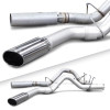 Banks Power 17+ GM Duramax L5P 2500/3500 Monster Exhaust System - SS Single Exhaust w/ Chrome Tip - 48947