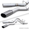 Banks Power 17+ GM Duramax L5P 2500/3500 Monster Exhaust System - SS Single Exhaust w/ Chrome Tip - 48947