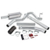 Banks Power 01 Dodge 5.9L Ext Cab Git-Kit - SS Single Exhaust w/ Black Tip - 49360-B