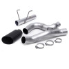 Banks Power 13-18 Dodge RAM Monster Exhaust 5.0in. Single 6.7L CCLB w/ SideKick S/S Black Tip - 49797-B