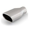 Banks Power Tailpipe Tip Kit - SS Obround Angle Cut - Chrome - 2.5in Tube 3.13in X 3.75in X 11in - 52900