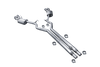 ARH Quad Tip Catback Exhaust - 18-23 Mustang GT 5.0L