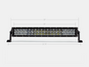 Cali Raised 22 Dual Row 5D Optic Osram Led Bar - Combo - CR2305