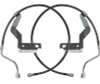 Carli 17-23 Ford F250/350 SD Hardware Braided Brake Lines Leveling Front Only - CS-FORDBBL-LVL-17-F