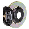 Brembo 93-01 Impreza Front GT BBK 4 Piston Cast 2pc 328x28 2pc Rotor Slotted Type1-Black - 1A2.6006A1