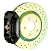 Brembo 15-21 Golf (Mk7) Front GT BBK 4 Piston Cast 2pc 330x28 1pc Rotor Drilled-Black - 1A4.6016A1