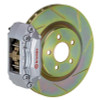 Brembo 05-06 Focus Front GT BBK 4 Piston Cast 2pc 305x28 1pc Rotor Slotted Type-1-Silver - 1A5.5004A3