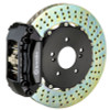Brembo 92-98 318i/325i (Excl. xDrive) Front GT BBK 4 Piston Cast 2pc 320x28 2pc Rotor Drilled-Black - 1F1.6001A1