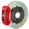 Brembo 92-98 318i/325i (Excl. xDrive) Front GT BBK 4 Piston Cast 2pc 320x28 2pc Rotor Drilled-Red - 1F1.6001A2
