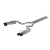 MBRP Street Profile 3" Catback Exhaust w. Quad CF Tips - T-304 Stainless - 18-23 Mustang GT