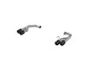 MBRP Race Profile 2.5" Axleback Exhaust w. Quad CF Tips - T-304 Stainless - 18-23 Mustang GT