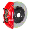 Brembo 14-18 1500 Sierra (w/ Alum Knuckles) Fr GT BBK 6Pis Cast 2pc 380x34 2pc Rtr Slot Type1-Red - 1J2.9018A2