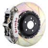 Brembo 12-14 ML550 Front GTR BBK 6 Piston Billet 411x34 2pc Rotor Slotted Type1-Nickel - 1L2.9502AR