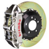 Brembo 06-13 Corvette Z06 Excl CC Brakes Fr GTR BBK 6Pist Billet 380x32 2pc Rotor Slot Type1-Nickel - 1M2.9015AR