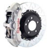 Brembo 05-09 F430 Excl CC Brakes Fr GT BBK 6Pis Cast 380x32 2pc Rotor Slotted Type3-Silver - 1M3.9008A3