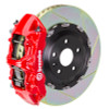 Brembo 08-09 G8 Front GT BBK 6 Piston Cast 365x34 2pc Rotor Slotted Type-1-Red - 1N2.8518A2