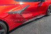 EOS Side Skirts - Carbon Fiber - C8 Corvette Z06 (SS-682-BKCF)