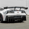 EOS ZR1 Style Extended High Wing Rear Spoiler - Carbon Fiber - C7 Corvette GS / Z06