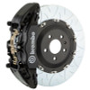 Brembo 08-17 A5/08-17 S5/09-16 A4/09-16 S4 Fr GT BBK 6Pist Cast 380x34 2pc Rotor Slot Type3-Black - 1N3.9050A1