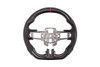 EOS Carbon Fiber Steering Wheel w. Perforated Leather w/o Button Cover - 15-17 Mustang S550