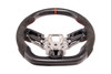 EOS Carbon Fiber Steering Wheel w. Alcantara w. Button Cover - 15-17 Mustang S550