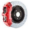 Brembo 24+ BMW M30i/530i XDrive Front GT BBK 6 Piston Cast 380x34 2pc Rotor Slotted Type-3 - Red - 1N3.9092A2