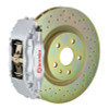 Brembo 10-15 Camaro V6 Front GT BBK 6 Piston Cast 355x32 1pc Rotor Drilled-Silver - 1N4.8001A3