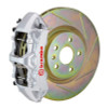 Brembo 10-15 Camaro V6 Front GT BBK 6 Piston Cast 355x32 1pc Rotor Slotted Type-1-Silver - 1N5.8001A3