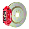 Brembo 11-18 Focus/13-18 Focus ST Front GT BBK 4 Piston Cast 336 x28 1pc Rotor Slotted Type1-Red - 1P5.7002A2