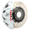 Brembo 25+ BMW X3 M50 xDrive (G45) Front GT BBK 8 Piston Cast 412x38 2pc Rotor Drilled - White - 1Q1.9638A6