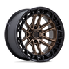 Fuel Celsius 17x9 / 6x139.7 / -12 Offset / Matte Bronze w. Matte Black Lip