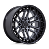 Fuel Celsius 17x9 / 6x139.7 / +1 Offset / Matte Gunmetal w. Matte Black Lip