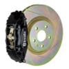 Brembo 02-07 Impreza/WRX/08-14 WRX Front GT BBK 4 Piston Cast 326 x30 1pc Rotor Slotted Type1-Black - 1S5.6001A1