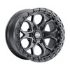 Weld Ledge 6 W108 17x9 / 6x139.7 / -12 Offset / Satin Black w. Satin Black Ring